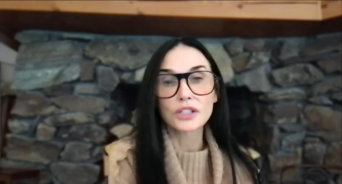 Деми Мур и Брюс Уиллис