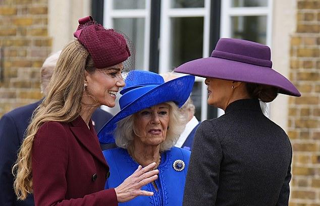 Королева Камилла оказалась в неловком положении, принимая Дональда и Меланию Трамп в Виндзорском замке