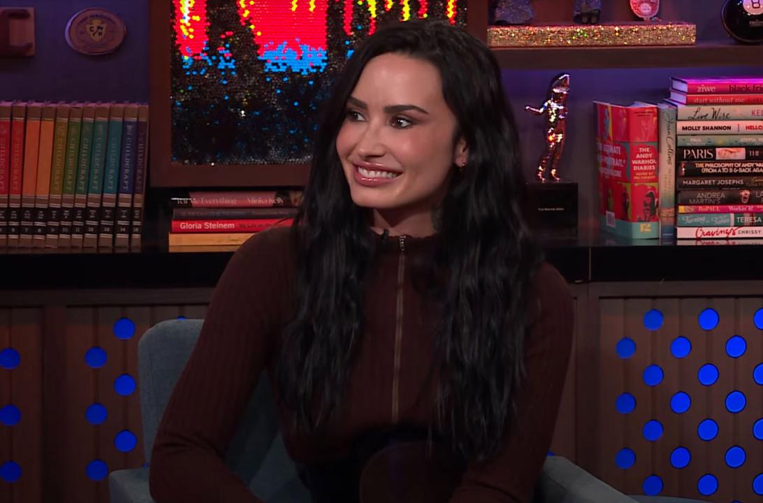 Деми Ловато на «WWHL» во вторник.