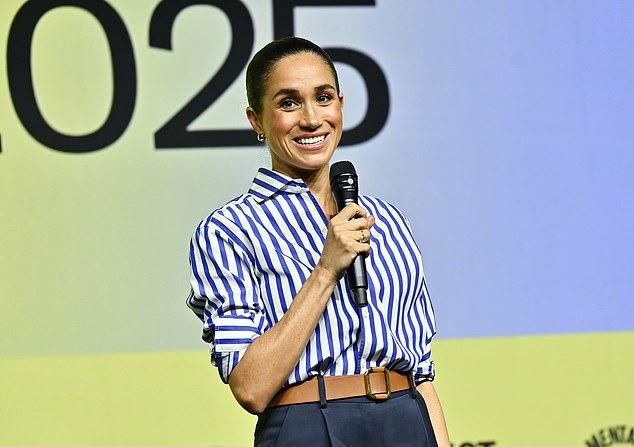 Меган выступила на фестивале Всемирного дня психического здоровья Project Healthy Minds в прошлую пятницу.