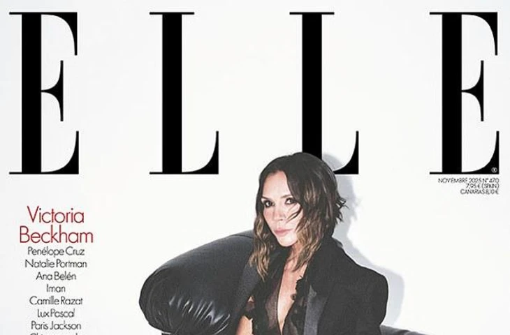 Виктория Бекхэм украсила обложку юбилейного ELLE