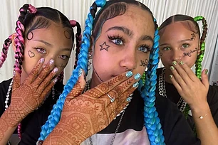 Фанаты обеспокоены внешностью Норт Уэст, а её мать, Ким Кардашьян, защищает право старшей дочери на самовыражение