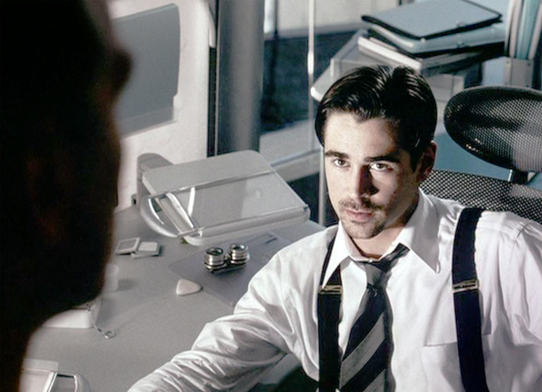 Незабываемый Колин Фаррелл в роли Дэнни Уитвера из культового фильма «Особое мнение».