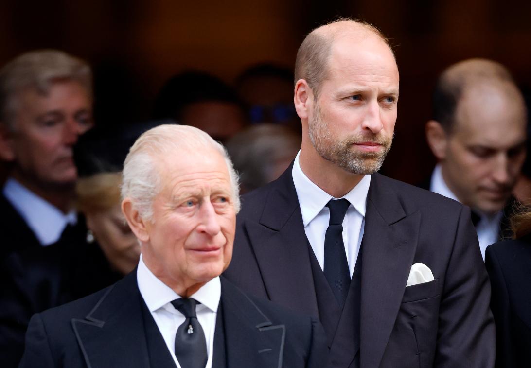 Король Карл III и принц Уильям навестили Катарину, герцогиню Кентскую.