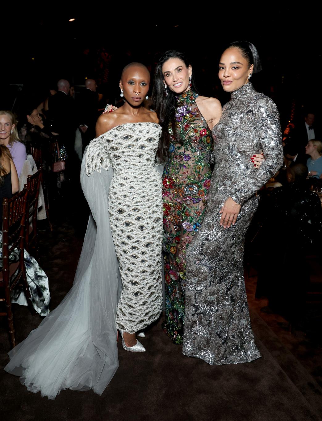 Синтия Эриво, Деми Мур и Тесса Томпсон блистали в Gucci на гала-вечере LACMA Art+Film.