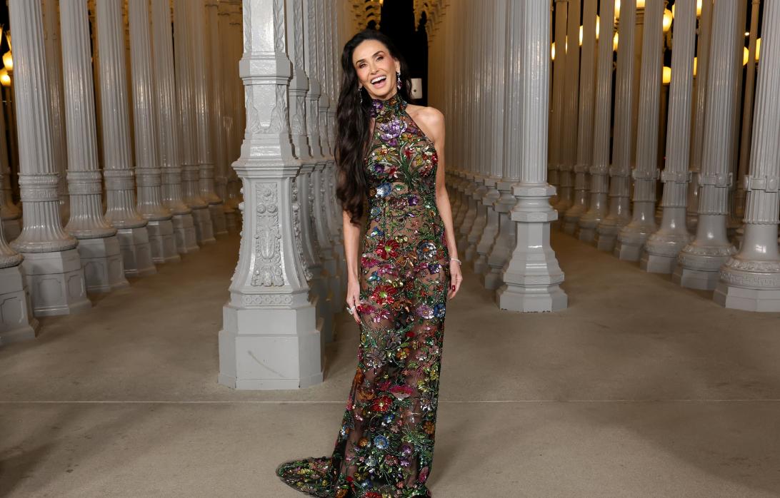 Деми Мур выглядела великолепно в Gucci на гала-вечере LACMA Art + Film 2025 года