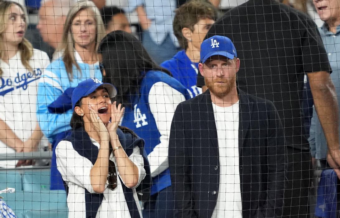 Герцог и герцогиня Сассекские посетили Мировую серию MLB 2025 года.