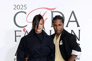 Рианна и A$AP Rocky на церемонии CFDA Fashion Awards 2025
