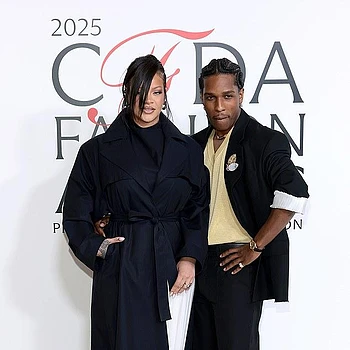 Рианна и A$AP Rocky на церемонии CFDA Fashion Awards 2025
