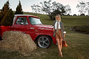 Эльза Патаки на презентации модной коллекции Ralph Lauren