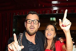 Лиза Сноудон отметила 10-летие отношений с женихом Джорджем Смартом