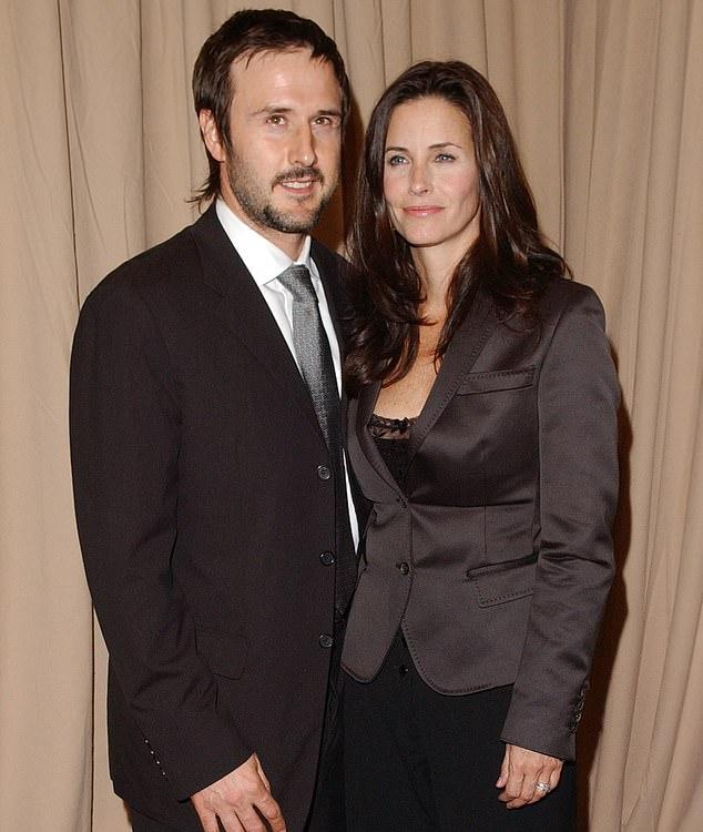 Кортни ранее была замужем за Дэвидом, младшим братом Патриции, с 1999 по 2013 год. Экс-супругов видели в Беверли-Хиллз в 2005 году.