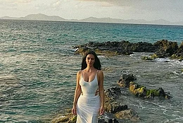 Ким Кардашьян опубликовала эффектные фото с Карибов