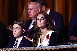 Kate Middleton and her eldest son, Prince George, made a joint appearance at the Festival of Remembrance in London