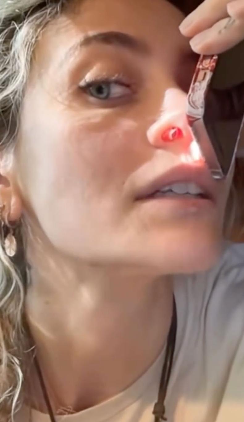 Пэрис Джексон в ТикТок-видео.