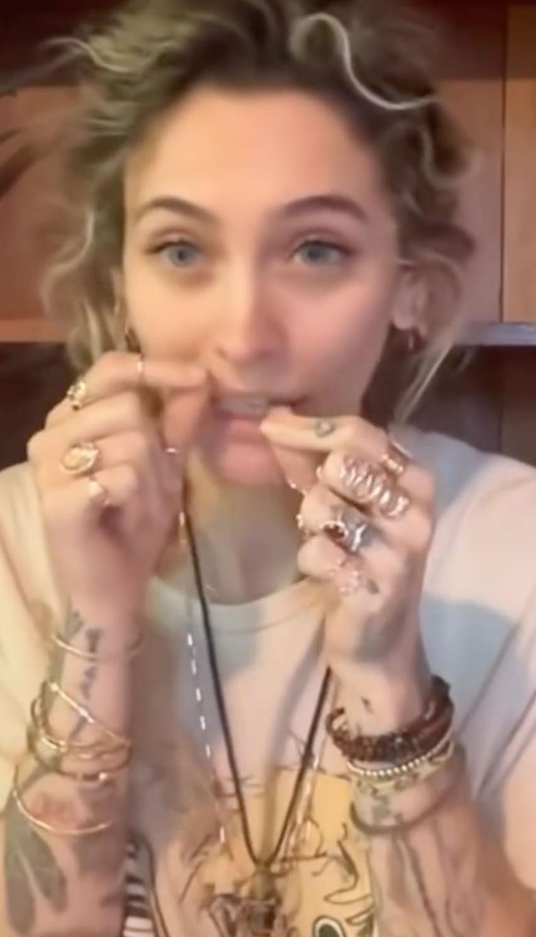 Пэрис Джексон появилась в ТикТок-видео.