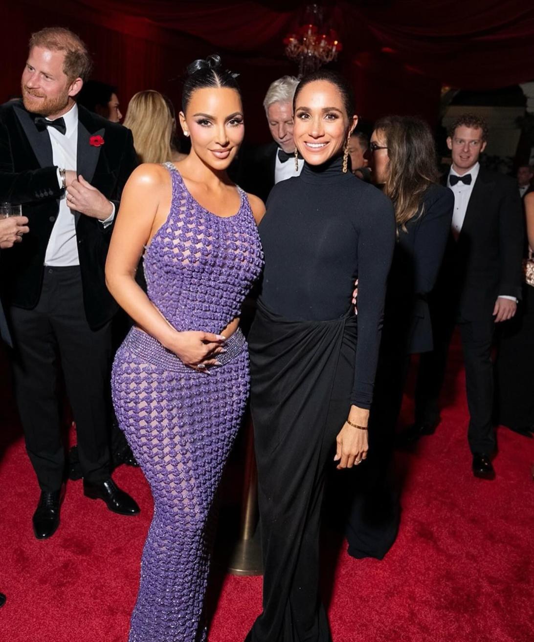 Ким Кардашьян и Меган Маркл встретились у Крис Дженнер.