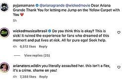 Безумный фанат, который перепрыгнул через ограждение и бросился прямо к Ариане Гранде во время сингапурской премьеры фильма «Злая: Во имя добра», теперь обвиняется в правонарушении