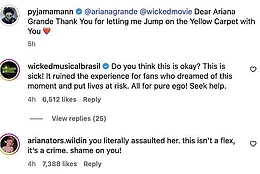 Безумный фанат, который перепрыгнул через ограждение и бросился прямо к Ариане Гранде во время сингапурской премьеры фильма «Злая: Во имя добра», теперь обвиняется в правонарушении