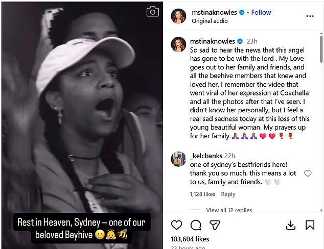 Ноулз почтила память преждевременно скончавшегося 25-летнего поклонника, опубликовав трогательный видеомонтаж с эмоциональной подписью.