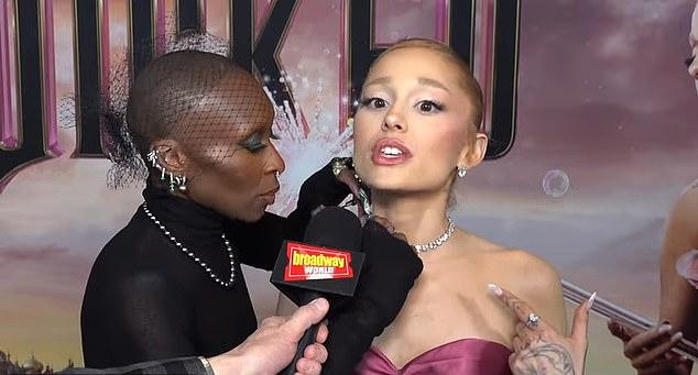 Ариана Гранде (32) и Синтия Эриво (38) вновь приковали к себе пристальное внимание неоднозначными взаимодействиями на красной дорожке.