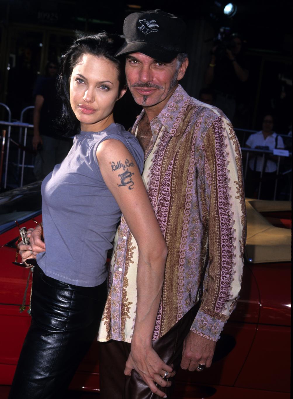 Билли Боб Торнтон и Анджелина Джоли на лос-анджелесской премьере фильма «Угнать за 60 секунд».