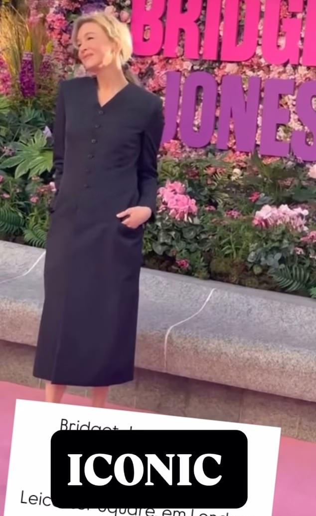 Он репостнул в сторис видео, где Зеллвегер позирует у статуи, добавив снизу подпись: «Культово».