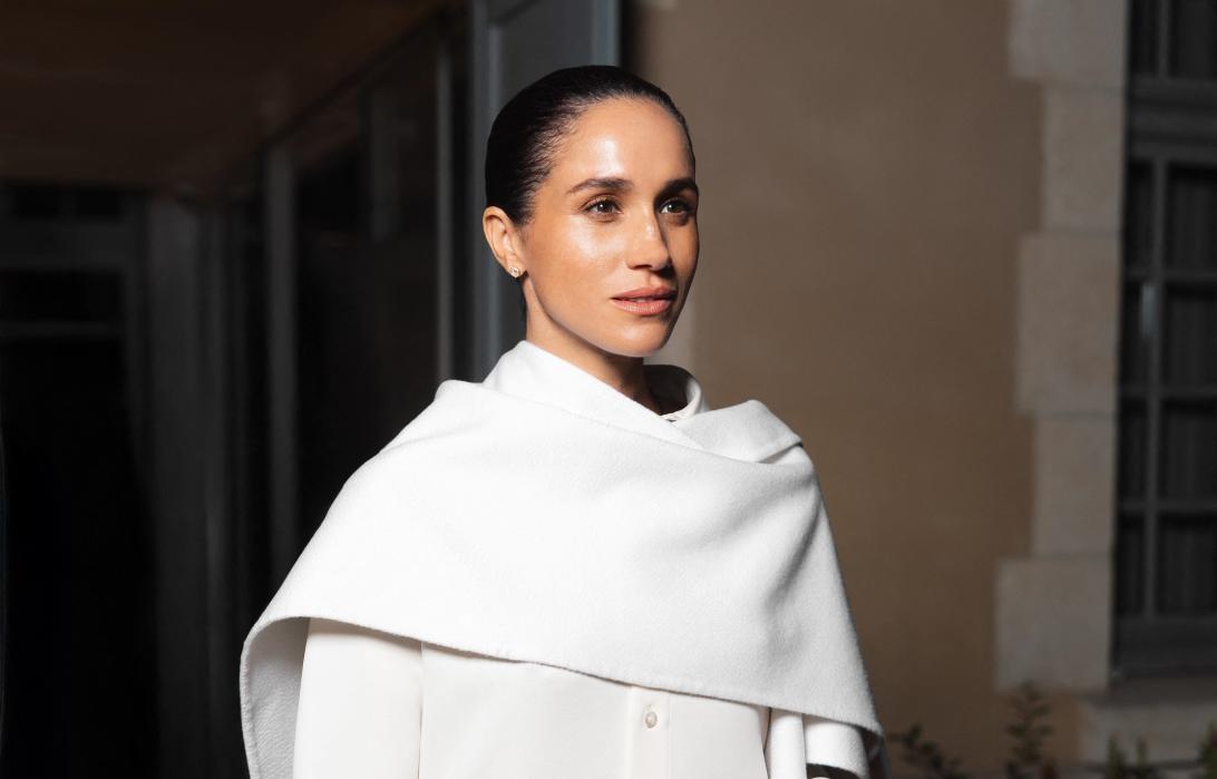 Герцогиня Сассекская Меган Маркл на показе Balenciaga в рамках Парижской недели моды.