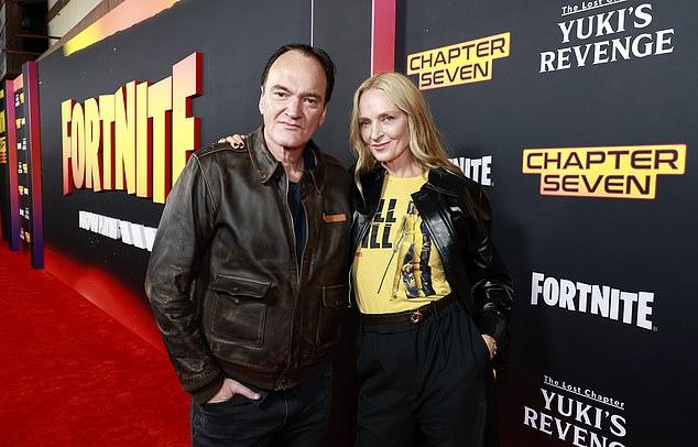 Ума Турман и Квентин Тарантино воссоединились на премьере своего нового проекта в среду