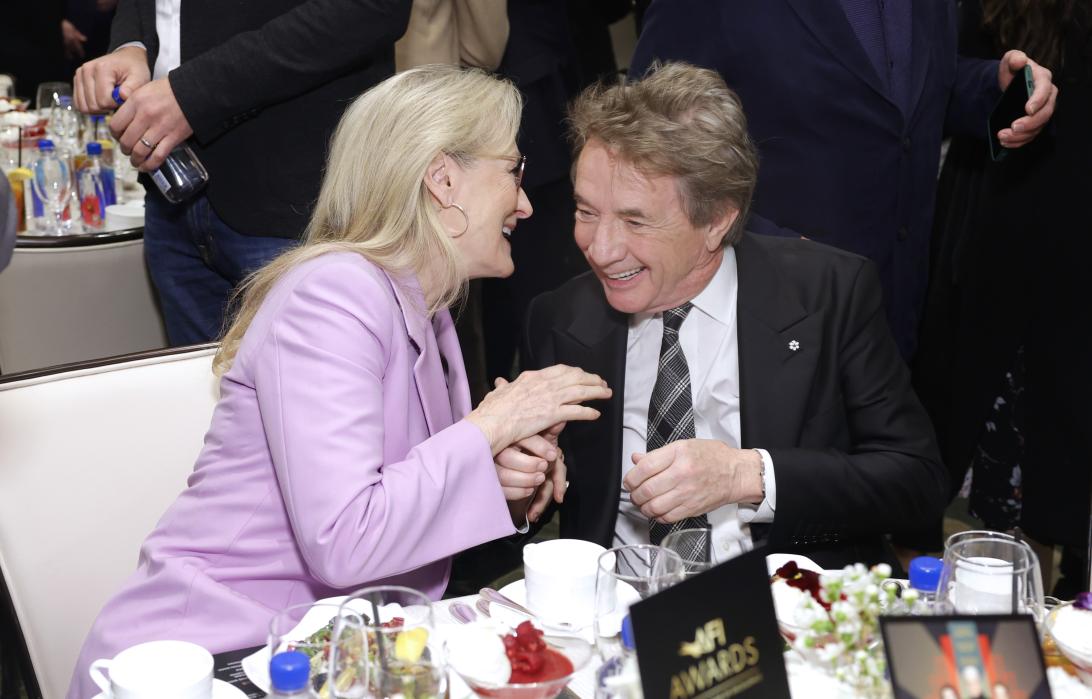 Мерил Стрип и Мартин Шорт подогрели слухи о романе на спектакле Тома Хэнкса