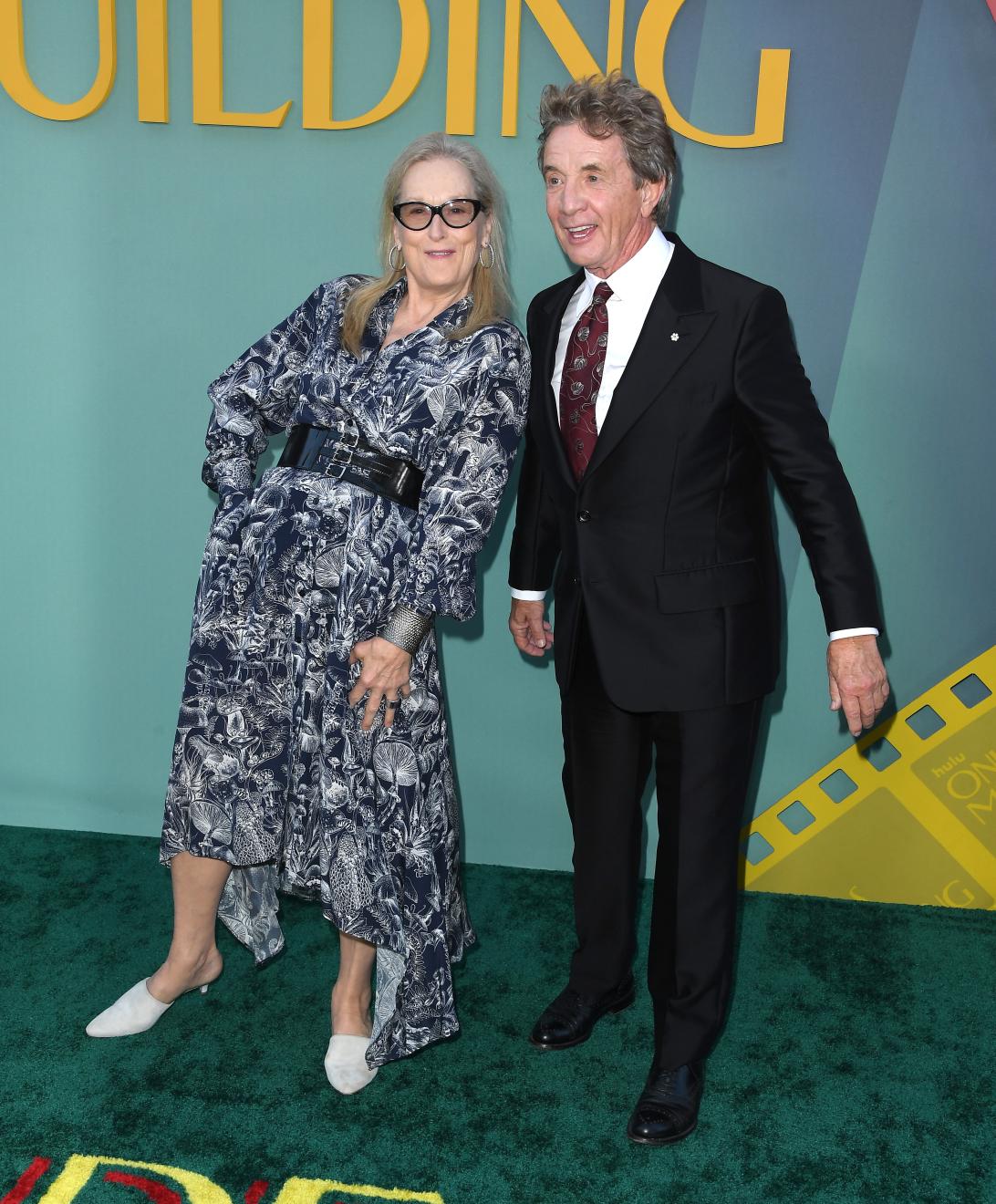 Мерил Стрип и Мартин Шорт на премьере 4-го сезона сериала «Убийства в одном здании».