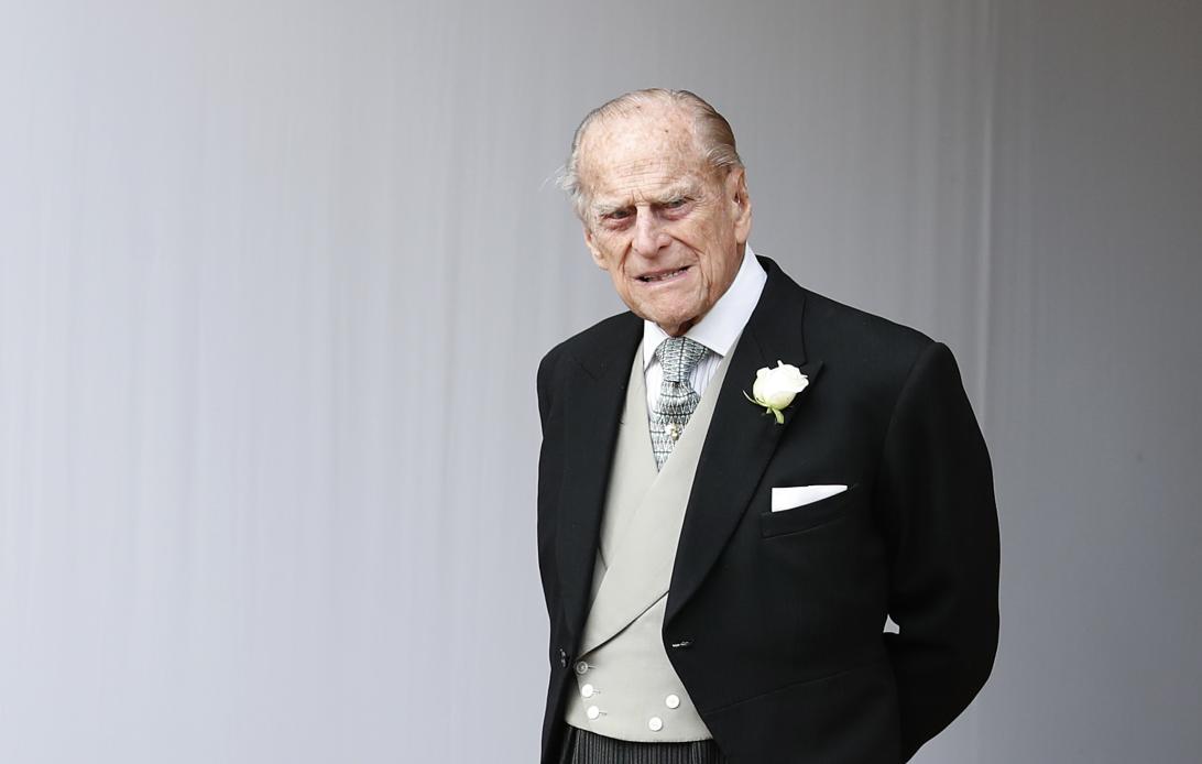 Принц Филипп, герцог Эдинбургский, на свадьбе принцессы Евгении Йоркской.