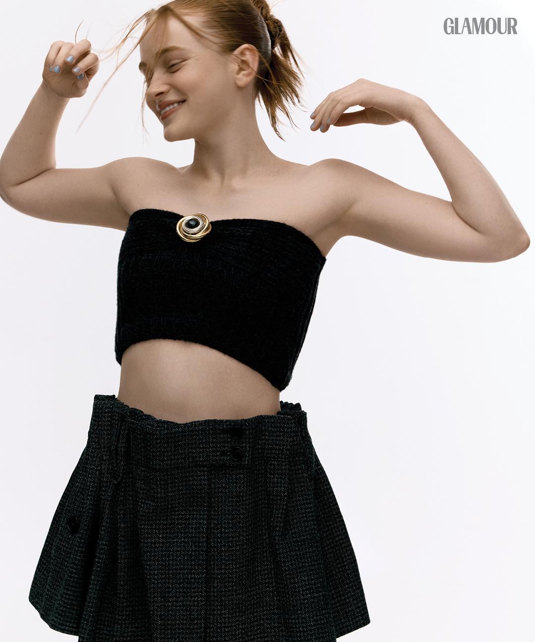 Сэди Синк украсила обложку журнала Glamour.