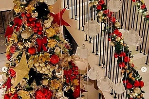 Несмотря на ноябрь, Мишель Киган и Марк Райт заблаговременно украсили свой особняк в Эссексе стоимостью 3,5 миллиона фунтов стерлингов к Рождеству