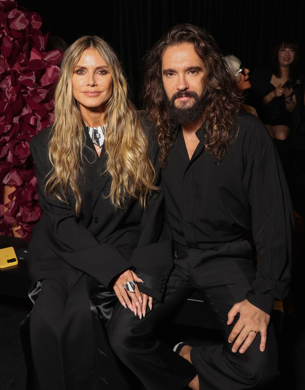 Хайди Клум и Том Каулитц на показе Messika Paris Весна-Лето 2025.