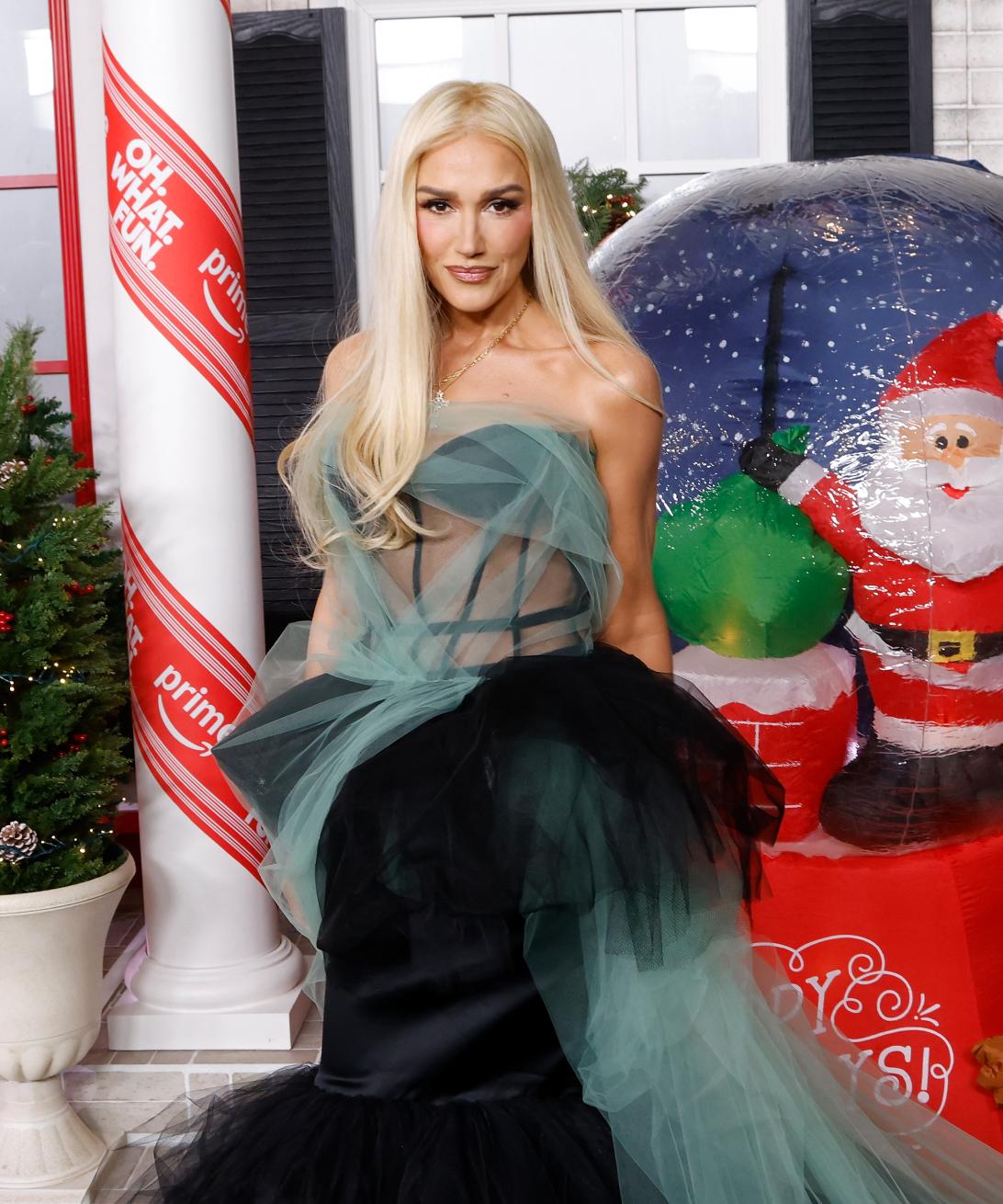 Гвен Стефани на красной дорожке премьеры фильма "О, Что За Веселье".