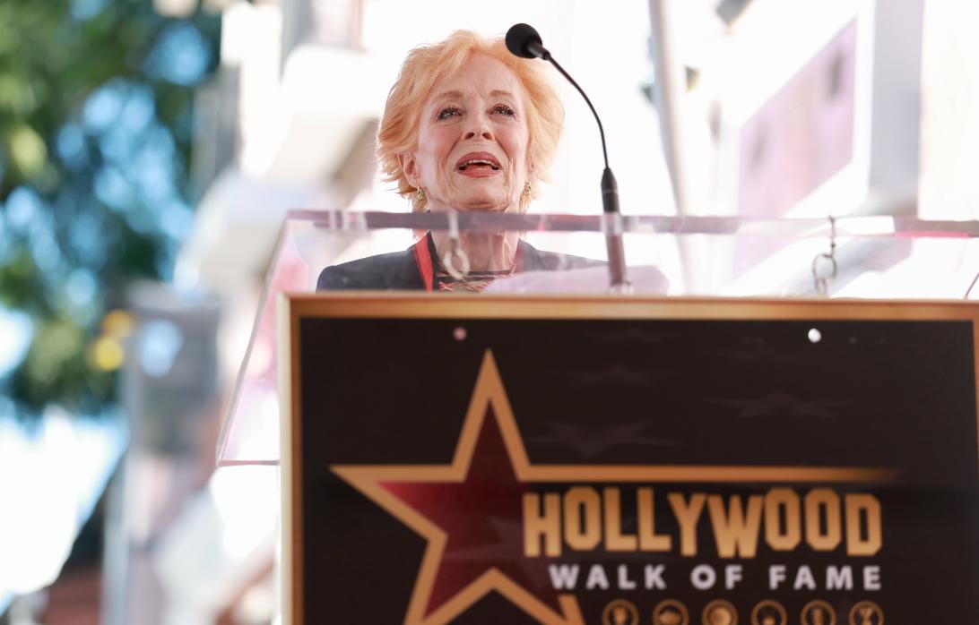 Речь Холланд Тейлор на церемонии открытия звезды Голливудской Аллеи славы.