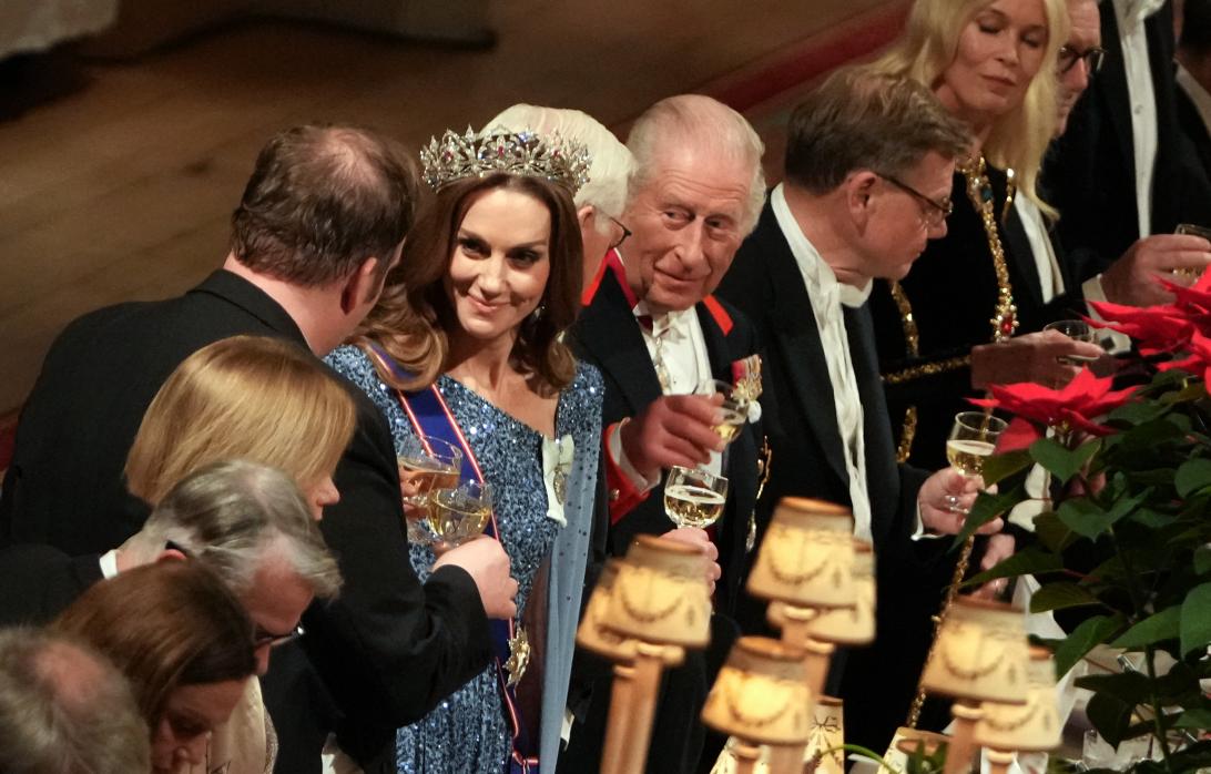 Кейт Миддлтон затмила всех на государственном банкете в Виндзорском замке