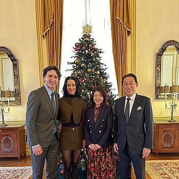 Джастин Трюдо прокомментировал свой роман с Кэти Перри после встречи пары с бывшим премьер-министром Японии