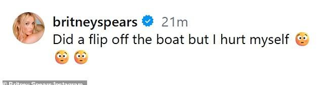 Полуотставшая поп-звезда с 156,5 млн подписчиков странно подписала клип: «Сделала сальто с лодки, но повредилась».