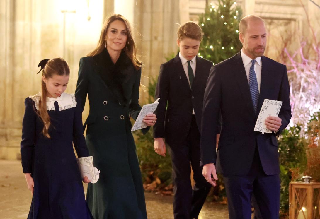 Счастливых праздников от Кейт Миддлтон, принца Уильяма и их детей