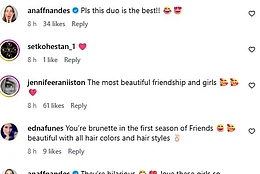 Дженнифер Энистон и Кортни Кокс привели своих поклонников в восторг: бывшие коллеги по сериалу «Друзья» воссоединились, чтобы в забавном видео в среду обсудить, действительно ли блондинкам живется веселее