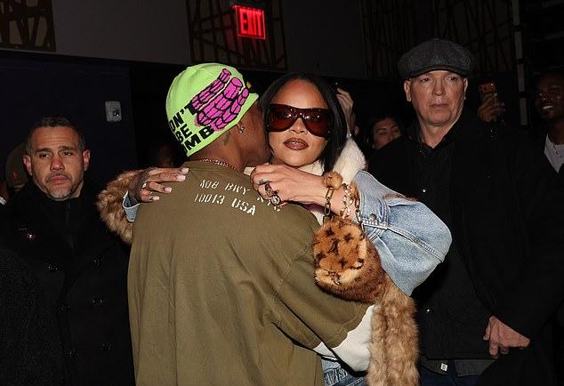 A$AP Rocky с Рианной после свидания в Нью-Йорке