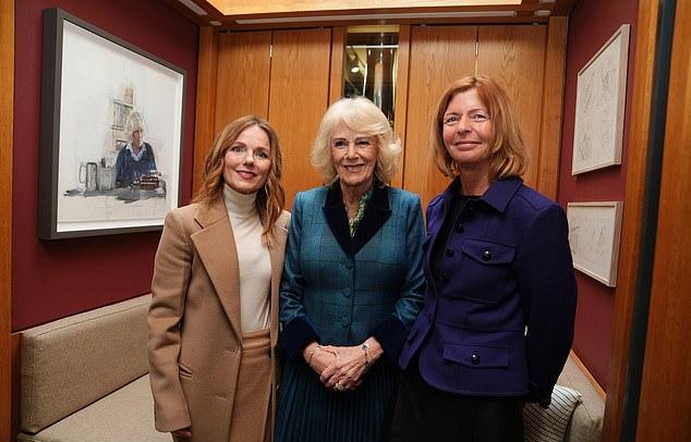 Джерри Холлиуэлл-Хорнер и королева Камилла посетили центр по борьбе с раком