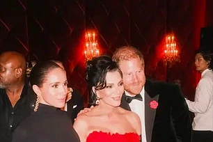 Ким Кардашьян рассказала, почему принц Гарри и Меган Маркл потребовали удалить их совместные фото с вечеринки