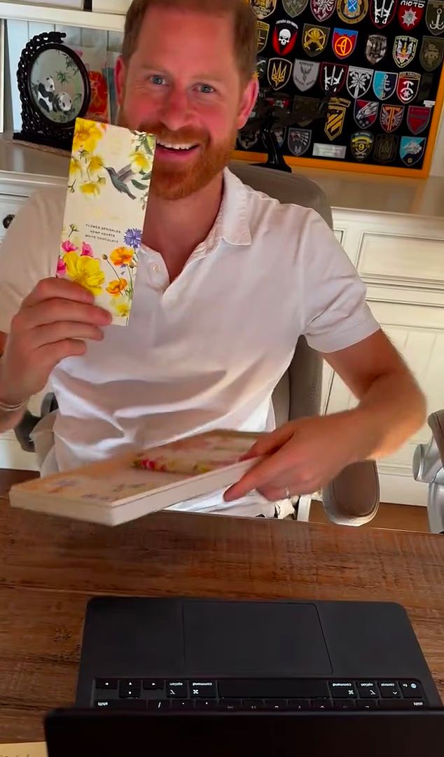 Принц Гарри рекламирует шоколадки Меган Маркл