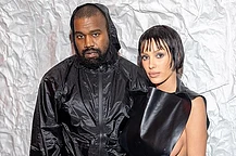 Жена Канье Уэста, Бьянка Цензори, продемонстрировала поразительные светлые брови, когда на этой неделе пара отправилась на ужин в Лос-Анджелес