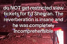 Поклонники были крайне возмущены концертом Эда Ширана в Брисбене, испорченным плохим звуком