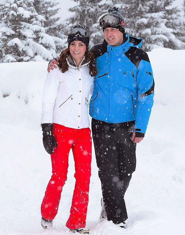 Принц Уильям и Кейт Миддлтон провели отпуск в Куршевеле