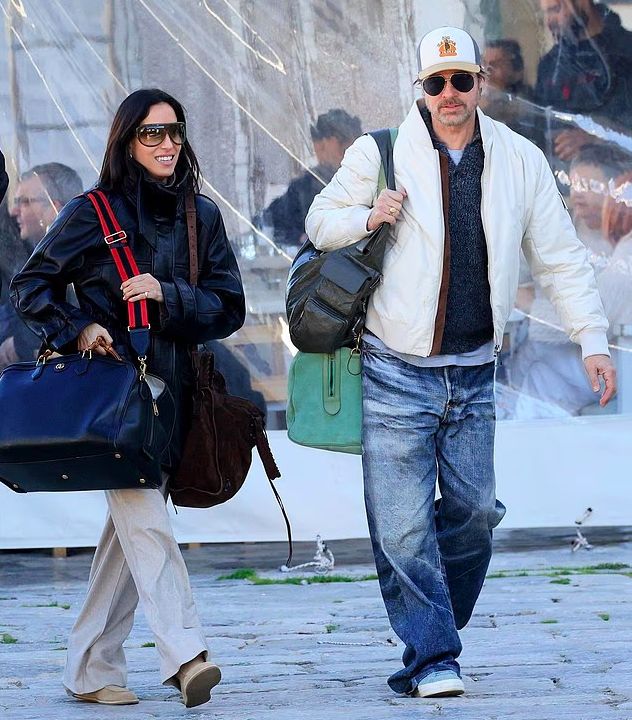 Брэд Питт и Инес де Рамон вышли в свет в Греции: пара больше не скрывает свой роман